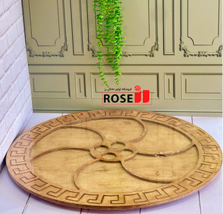 مزه خوری چرخان ورساچه در ابعاد 73×73چوب روس