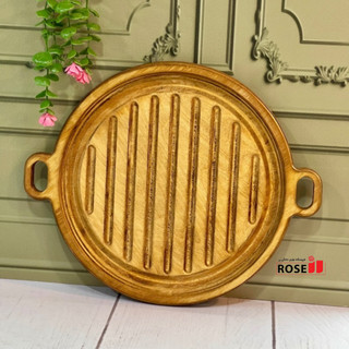 سینی چوبی ضدآب دسته دار